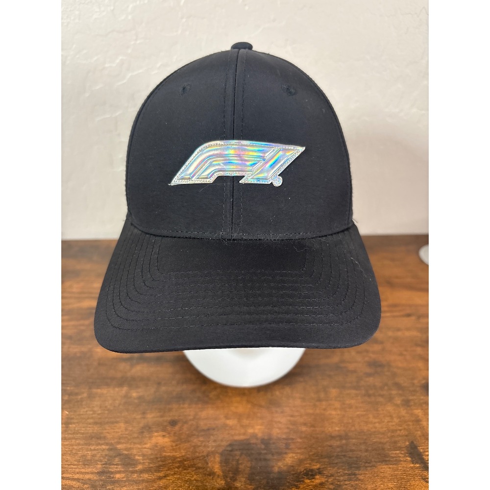 Formula 1 Las Vegas Grand Prix Black Snapback Hat Holographic F1 Logo Cap